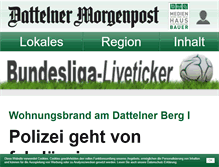 Tablet Screenshot of dattelner-morgenpost.de